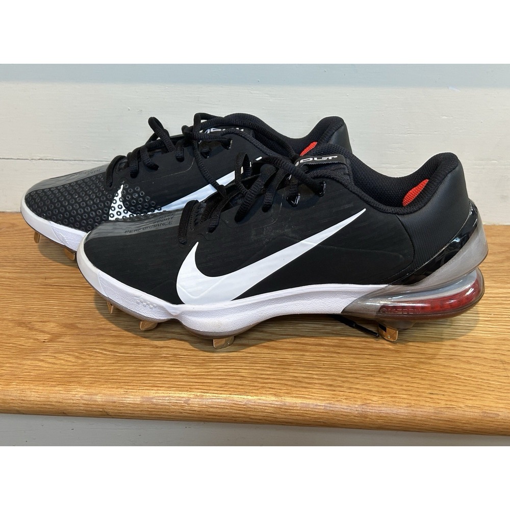 Nike Force Zoom Trout 7 Pro Baseball Cleats Black/White CQ7224-009 Sz 7 US